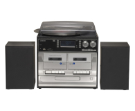 Denver Miniwieża Denver MRD-166 z gramofonem i radio DAB+/FM czarna - 1535051 - zdjęcie 2